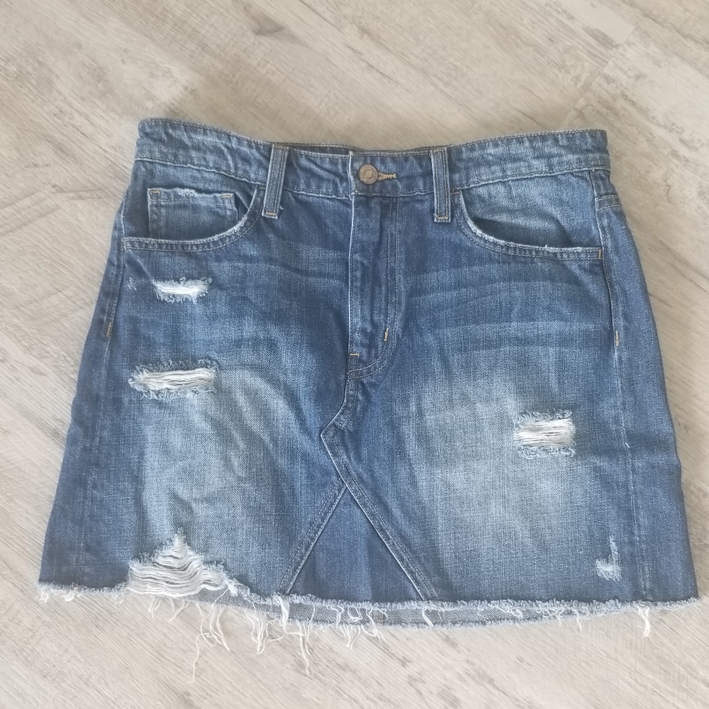 Flying Monkey Denim Skirt Size 28